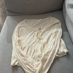 Lush long sleeve babydoll top